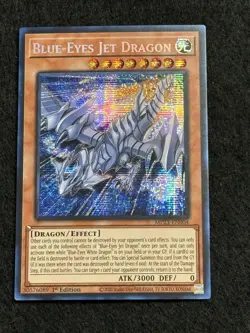 Blue-Eyes Jet Dragon - 25th Anniversary Tin: Dueling Heroes Mega Pack NM YuGiOh - Image 1