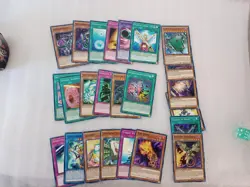 YUGIOH Dragons of Legend DRL2 Lot of 24 Cards + Teal Dice - Image 2