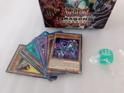 YUGIOH Dragons of Legend DRL2 Lot of 24 Cards + Teal Dice - Image 4