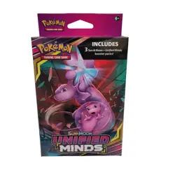 Pokemon Sun and Moon Unified Minds Booster Card Pack - Pack of 3 820650809569 - Image 1