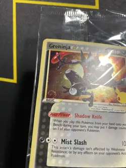 Greninja Gold Star SWSH144 - Celebrations PROMO Pokemon Card SWIRL Sealed - Image 2