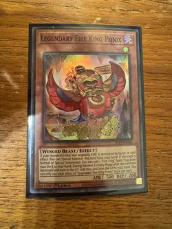 Legendary Fire King Ponix SR14-EN045 Yugioh Card NM - Image 1