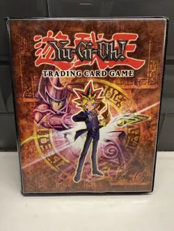 Yu-Gi-Oh Binder Trading Game Card Sleeves Book Folder 1996 Holder Konami - Image 1