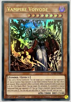 GFTP-EN001 Vampire Voivode - Ultra Rare 1st Edtion Near Mint YuGiOh Card - Image 1