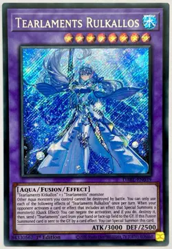 DABL-EN039 Tearlaments Rulkalos - Secret Rare 1st Edition Near Mint YuGiOh Card - Image 1