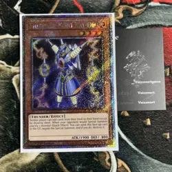 Yugioh Thunder King Rai-Oh Platinum Secret Rare RA03-EN206 1st Edition NM - Image 1