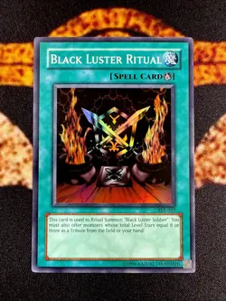 🔥YUGIOH • BLACK LUSTER SOLDIER • SUPER RARE • SYE-025 • UNLIMITED • NM🔥 - Image 1