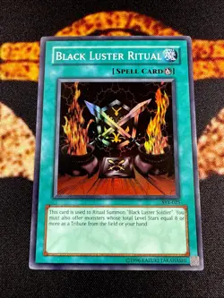 🔥YUGIOH • BLACK LUSTER SOLDIER • SUPER RARE • SYE-025 • UNLIMITED • NM🔥 - Image 2