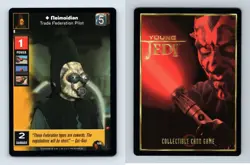 Neimoidian #105 Young Jedi Menace Of Darth Maul 1999 DS Starter CCG Card - Image 1