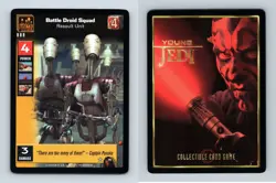 Battle Droid Squad #79 Young Jedi Menace Of Darth Maul 1999 DS Rare CCG Card - Image 1