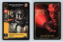 Destroyer Droid Squad #78 Young Jedi Menace Of Darth Maul 1999 DS Rare CCG Card - Image 1