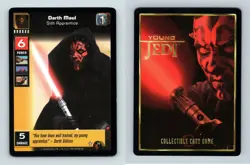 Darth Maul #71 Young Jedi Menace Of Darth Maul 1999 DS Rare CCG Card - Image 1