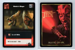 Watto's Wager #133 Young Jedi Menace Of Darth Maul 1999 DS Uncommon CCG Card - Image 1