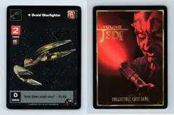 Droid Starfighter #139 Young Jedi Menace Of Darth Maul 1999 DS Common CCG Card - Image 1
