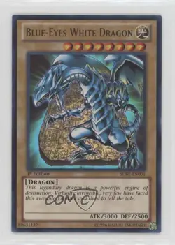 UR - Blue-Eyes White Dragon 1st Ed. YuGiOh Saga of Blue Eyes Structure Deck 10f9 - Image 1