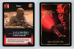 Sniper #130 Young Jedi Menace Of Darth Maul 1999 DS Common CCG Card - Image 1