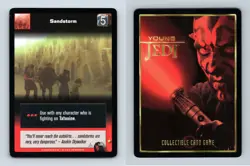 Sandstorm #129 Young Jedi Menace Of Darth Maul 1999 DS Common CCG Card - Image 1