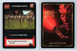 Complete Control #125 Young Jedi Menace Of Darth Maul 1999 DS Common CCG Card - Image 1