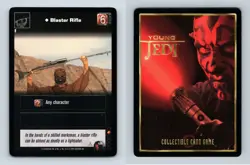 Blaster Rifle #120 Young Jedi Menace Of Darth Maul 1999 DS Common CCG Card - Image 1