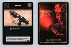 Blaster #119 Young Jedi Menace Of Darth Maul 1999 DS Common CCG Card - Image 1