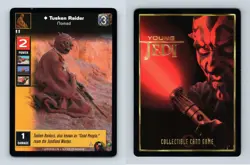 Tusken Raider #95 Young Jedi Menace Of Darth Maul 1999 DS Common CCG Card - Image 1