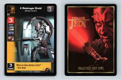 Destroyer Droid #89 Young Jedi Menace Of Darth Maul 1999 DS Common CCG Card - Image 1