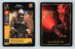 Gragra #86 Young Jedi Menace Of Darth Maul 1999 DS Common CCG Card - Image 1