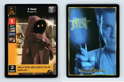 Jawa #30 Young Jedi Menace Of Darth Maul 1999 LS Starter CCG Card - Image 1