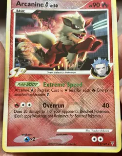 Arcanine G Crosshatch Holo 15/147 Supreme Victors League Promo Pokemon Card - Image 4