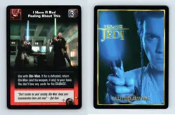 Bad Feeling #56 Young Jedi Menace Of Darth Maul 1999 LS Uncommon CCG Card - Image 1