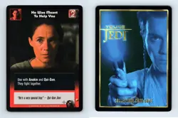 Meant To Help You #55 Young Jedi Menace Of Darth Maul 1999 LS Uncommon CCG Card - Image 1
