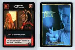 Enough Of Pretense #52 Young Jedi Menace Of Darth Maul 1999 LS Uncommon CCG Card - Image 1