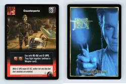 Counterparts #50 Young Jedi Menace Of Darth Maul 1999 LS Uncommon CCG Card - Image 1