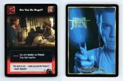 Are You An AngelU #48 Young Jedi Menace Of Darth Maul 1999 LS Uncommon CCG Card - Image 1