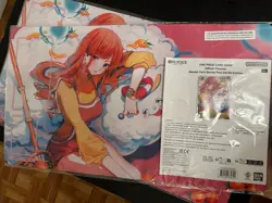 One Piece Official Playmat/Promo Nami & Zeus Bandai Card Games Fest24-25 ENGLISH - Image 1