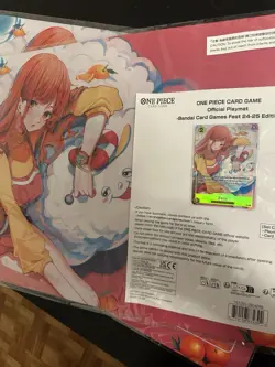 One Piece Official Playmat/Promo Nami & Zeus Bandai Card Games Fest24-25 ENGLISH - Image 2