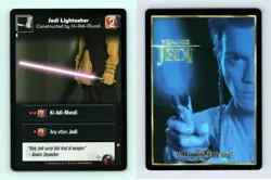 Jedi Lightsaber #35 Young Jedi Menace Of Darth Maul 1999 LS Uncommon CCG Card - Image 1
