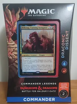 MTG Commander Legends: Battle for Baldur's Gate -Draconic Dissent Commander Deck - Image 1