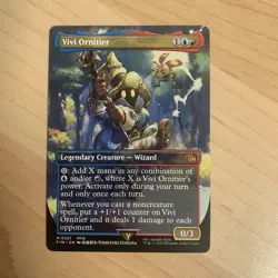 MTG Vivi Ornitier Borderless Non-Foil 0321 Final Fantasy Near Mint - Mythic - Image 1