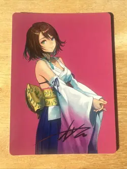 Yuna, Hope of Spira (Art Series) #48/53 | MTG FINAL FANTASY 🔥 Gold Signature - Image 1