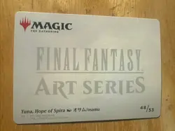 Yuna, Hope of Spira (Art Series) #48/53 | MTG FINAL FANTASY 🔥 Gold Signature - Image 2