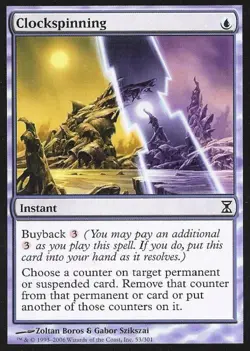 Clockspinning - Light Play MTG Time Spiral - Image 1