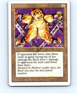 The Rack Artifact Uncommon Revised Edition MTG LP VG+/Exc - Image 1