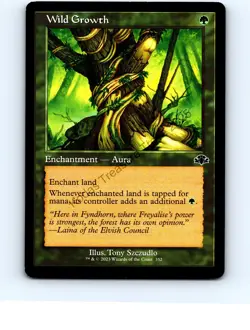 Wild Growth Green #282 Common 7th Edition MTG NP Near Mint or Better - Image 1