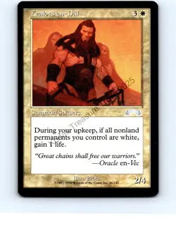 Zealots en-Dal White #26 Uncommon Exodus MTG NP Near Mint or Better - Image 1