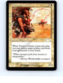 Treasure Hunter White #23 Uncommon Exodus MTG LP Exc/Exc+ - Image 1