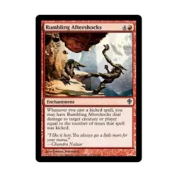WOTC MtG Worldwake Rumbling Aftershocks (U) (x4) NM - Image 1