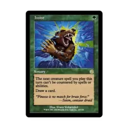 WOTC MtG Torment Insist (R) (Foil) NM - Image 1