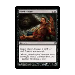 WOTC MtG Zendikar Mind Sludge (U) (x4) NM - Image 1