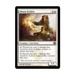 WOTC MtG Scars of Mirrodin Abuna Acolyte (U) (x4) NM - Image 1